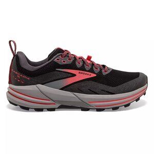 Brooks Women's Black Coral Cascadia 16 GTX Mesh Trail Athletic Running Shoes 7.5